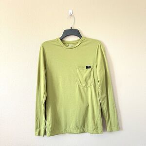 Green Long Sleeve Relaxed cycling tee